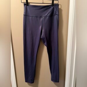 ZYIA Shimmering Midnight Leggings Size 8-10